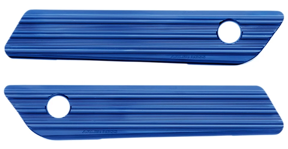 Cubiertas de cierre de alforja azul calibre 10 Arlen Ness (03-604) Foto 1 de 1