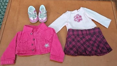 American Girl Doll Just Like You PETALS & PLAID Outfit Shoes - Image 1 of 4