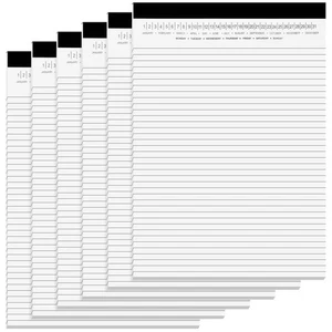6 Pack Legal Pads 8.5" x 11" Note Pads with Date on Top, 50 Sheets Lined Pape... - Picture 1 of 7