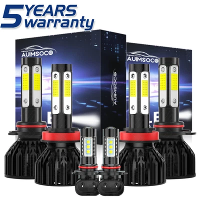 10000K para Ram 4000 2015 2016-2018 Luces LED Hi-Lo Bombillas Antiniebla KIT Blanco Foto 1 de 4