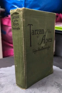 Tarzan of the Apes 1914 1st first edition Edgar Rice Burroughs Antique Book  - Foto 1 di 18