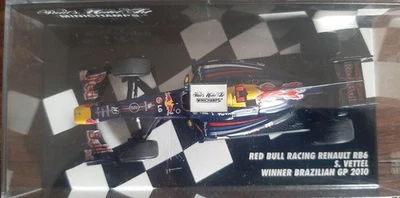 MINICHAMPS RED BULL RB6 WINNER GP BRASILE 2010 VETTEL - LIMITED EDITION - Immagine 1 di 4