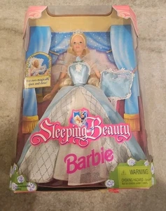 🌟Dornröschen Barbie Puppe mit magischen Augen & Musikkissen 1998 Mattel 20489 - Bild 1 von 4