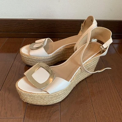 Mujeres 6.5US Roger Vivier Zapatos Suela de Cuña Sandalias Edición Limitada Muy Buen Estado Popular P Foto 1 de 4