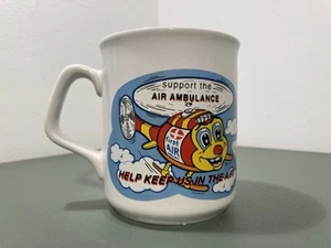 Tams Mug Air Ambulance First Air Ambulance Help Keep Us In The Air Vintage Retro - Picture 1 of 5