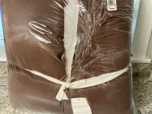 Pottery Barn Faux Fur OVERSIZED 60" x 80" Throw Blanket~Fig-NWT-gorgeous - Picture 1 of 2