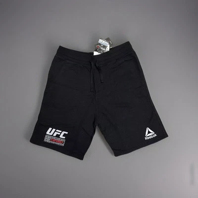 Official UFC HRSD Reebok Shorts Adults Black Gym Work Out - Image 1 of 3