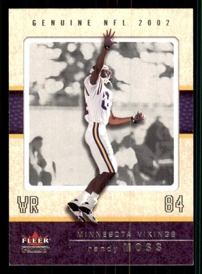 2002 Fleer Genuine #7 Randy Moss Vikings - Image 1 of 2