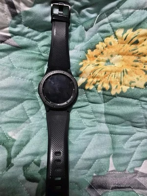 Samsung Gear S3 Frontier 46 mm Black Sil Smart Watch - Black (SM-R760) - Image 1 of 3