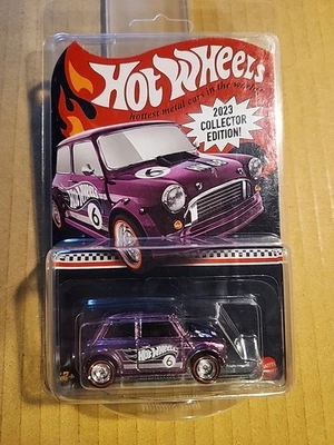Hot Wheels 2023 Edición Coleccionista Morris Mini Cooper Target Mail en Púrpura Foto 1 de 4