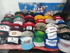 Menge 42 Vintage Trucker Snapback Hüte verschiedene verschiedene Anzeigen Samen kostenloser Versand P - Bild 1 von 23