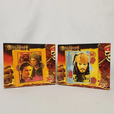 Lote de 2 rompecabezas Disney nuevos sellados Piratas del Caribe en el fin del mundo 5+ Foto 1 de 4
