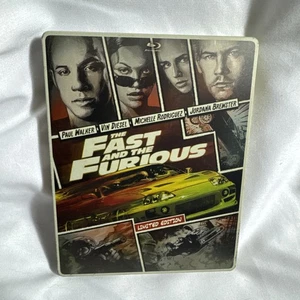 The Fast and The Furious (Blu-ray) Limited Edition Steel-book Edition DVD - Picture 1 of 8