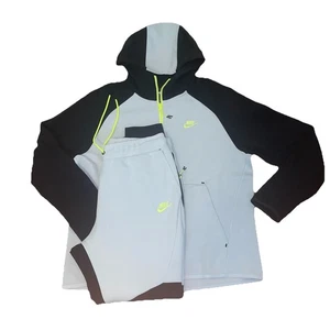 Nike Tech Fleece 2.0 Catching Air Tracksuit- L/L - CW4710-010 CW4709-010 | SOFT - Picture 1 of 5