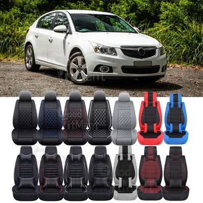 For Holden Cruze Car Seat Covers 2Pcs/5Pcs Front Rear Full Set Leather Cushion - image 1 of 4