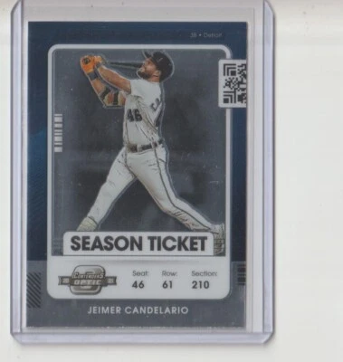 2021 PANINI CONTENDERS SILVER HOLO JEIMER CANDELARIO #78 - Image 1 of 2