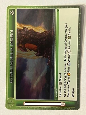 Chaotic 229/232 Stronghold Morn Super Rare Ripple Holo Foil Location Card - Image 1 of 3