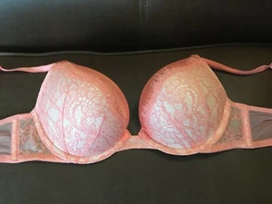 VICTORIA SECRET BOMBSHELL BRA ADD 2 CUP PLUNGE Super Push UP NEW Shine Strap - Picture 1 of 88