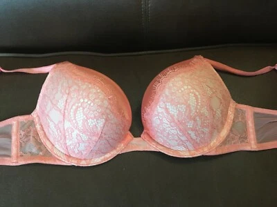 SUJETADOR VICTORIA SECRET BOMBSHELL AÑADIR 2 TAZAS PLUNGE Super Push Up NUEVO Correa Brillante Foto 1 de 4