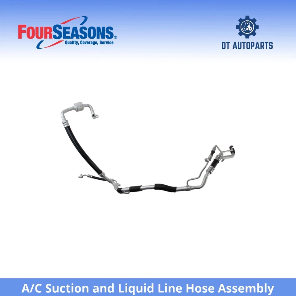 Conjunto de manguera de línea líquida y succión de aire acondicionado Hyundai Accent 2014-2015 4 estaciones Foto 1 de 4