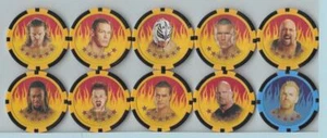 WWE Topps Power Chipz 2011 Lot of 10 Set A - Picture 1 of 1