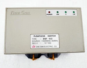 DAE SAN ELECTRIC. CO DSF-G3, FLOATLESS SWITCH 110/220 VAC, 50/60Hz - Picture 1 of 4