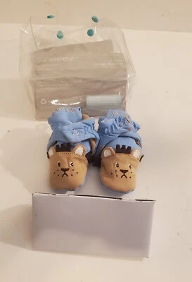 Nuevos Botines Robeez Baby Snap Lt Blue Lion Talla 3-6M Foto 1 de 4