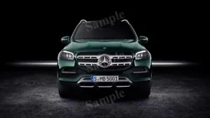 Póster fotográfico Mercedes Benz GLS 580 4matic 2019 alta resolución decoración de pared - Imagen 1 de 1