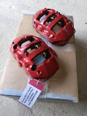 Used Porsche 996/997/986/987 rear Brembo brake calipers , red pair - Image 1 of 4