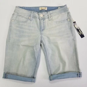 Seven7 Bermuda Denim Shorts Women's Size 4 - Knox Blue - Picture 1 of 5