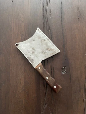 Outil ancien boucherie hache vintage hachette - Photo 1/4