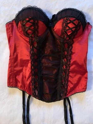 Женское сексуальное белье красный/черный кружева - Изображение 1 из 2