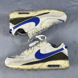 Nike Air Max Terrascape 90 Pure Platinum Hyper Royal Men’s Size 10 DV7413-002 - Picture 1 of 8