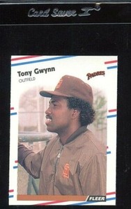 1988 FLEER GLOSSY #585 TONY GWYNN HOF SAN DIEGO PADRES 
