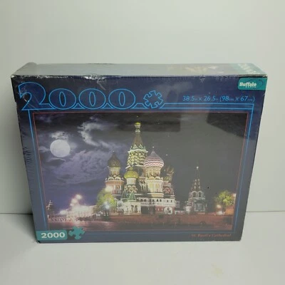 Buffalo Games Puzzle 2000 Pieces St. Basil's Cathedral 38.5"x 26.5" Made In USA - Image 1 of 4