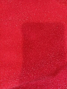 Red Sparkle Stretchy Fabric 1 Yard - Picture 1 of 4