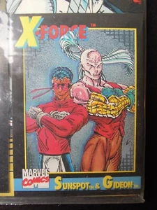  X-FORCE # 1 COMIC BOOK w/ SUNSPOT & GIDEON CARD / MARVEL COMICS /  1991 / NEW - Picture 1 of 4