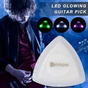 1/2x LED Guitar Pick Stringed Instrument Glowing Plectrum Guitar Pick Y1W7