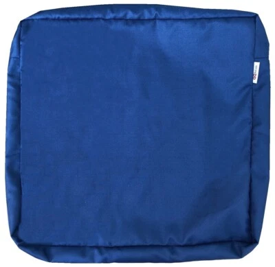 QQBED Waterproof Outdoor Seat Chair Patio Cushion Pad Duvet Cover Cases 24X22"X4" Navy