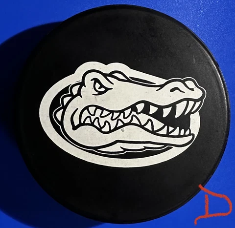 Rare Vintage Florida Gators Hockey Puck Cover