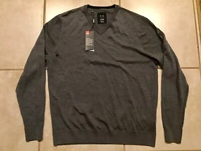 NUEVO CON DEFECTOS Under Armour puntas de golf manga larga suéter de lana grande para hombre Foto 1 de 4