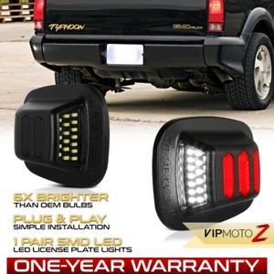 RED Neon Tube LED License Plate Tag Light Lamp For 92-99 GMC Suburban Yukon - Picture 1 of 10