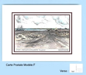 CP F 13351 CARTE POSTALE DESSIN 2 filets marron 13 PORT SAINT LOUIS DU RHONE