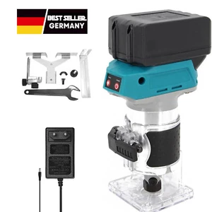 Akku Oberfräse Kantenfräse Tischfräsmaschine Fräsmaschine Holz Für Makita 18V - Bild 1 von 22