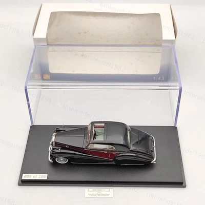 Coche de resina negro GLM Models 1/43 BENTLEY MK VI Park Ward FHC 1950 #43204202 Foto 1 de 4