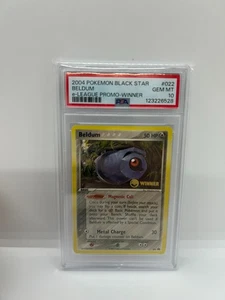 2004 POKEMON BLACK STAR PROMO E-LEAGUE-WINNER #022 BELDUM PSA 10 - Picture 1 of 1