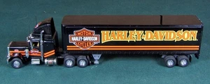 MATCHBOX COLLECTIBLES "HARLEY-DAVIDSON MOTOTCYCLE PETERBILT RIG" TRACTOR TRAILER - Picture 1 of 16