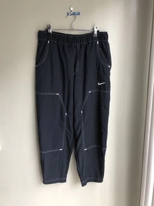 Nike Womens Pants Sportswear Swoosh Baggy Track Style High Rise Size: M - Picture 1 of 12