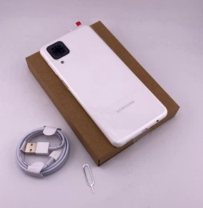 Samsung Galaxy A12 64GB-Dual SIM-Android Unlocked-Excellent Condition WHITE - UK - Picture 1 of 10