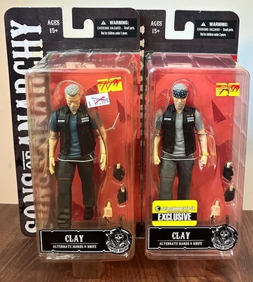 Lote de figuras de acción Sons of Anarchy Clay entretenimiento exclusivo de la Tierra Mezco nuevo Foto 1 de 3